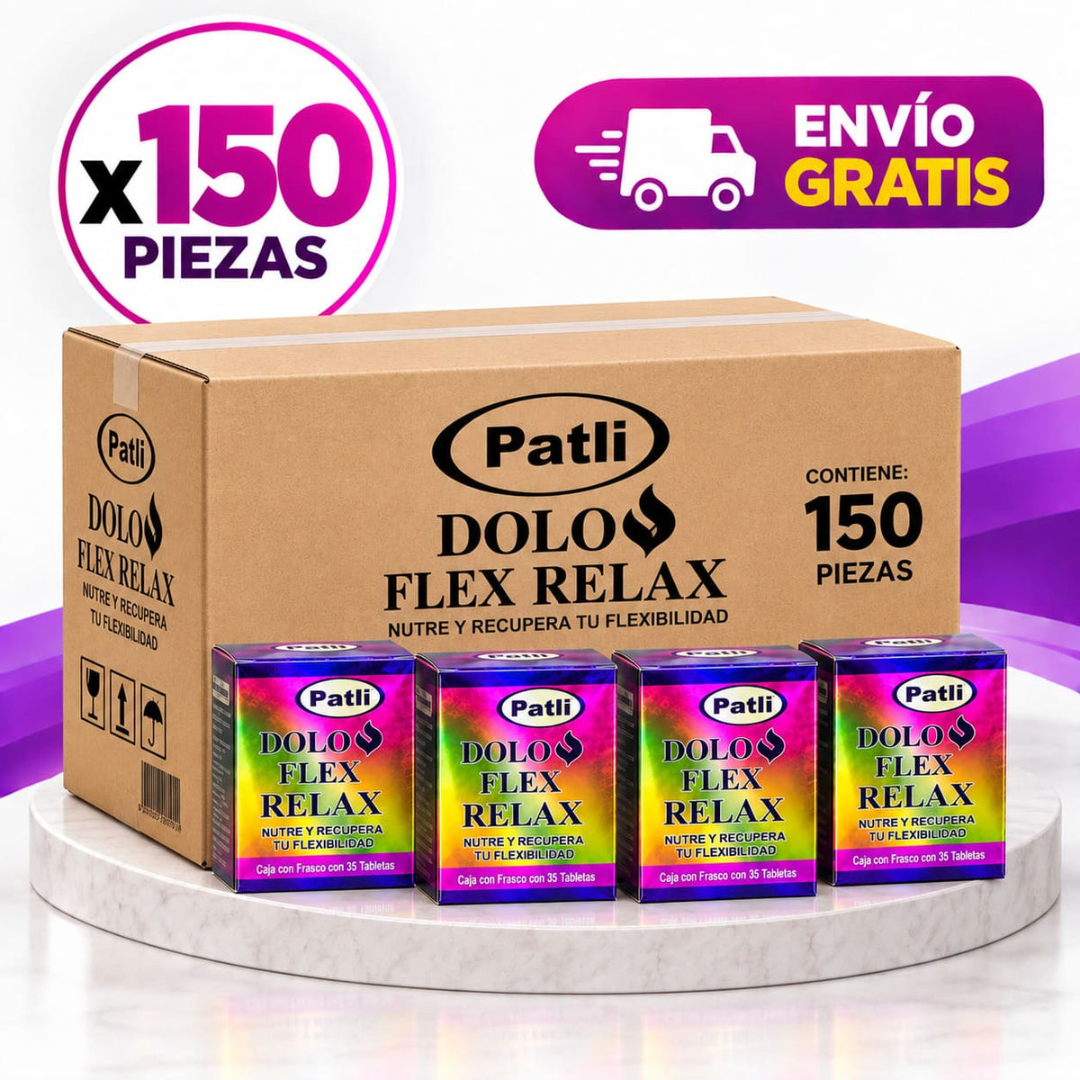 DOLO FLEX RELAX - PAQUETE DE 150 CAJAS