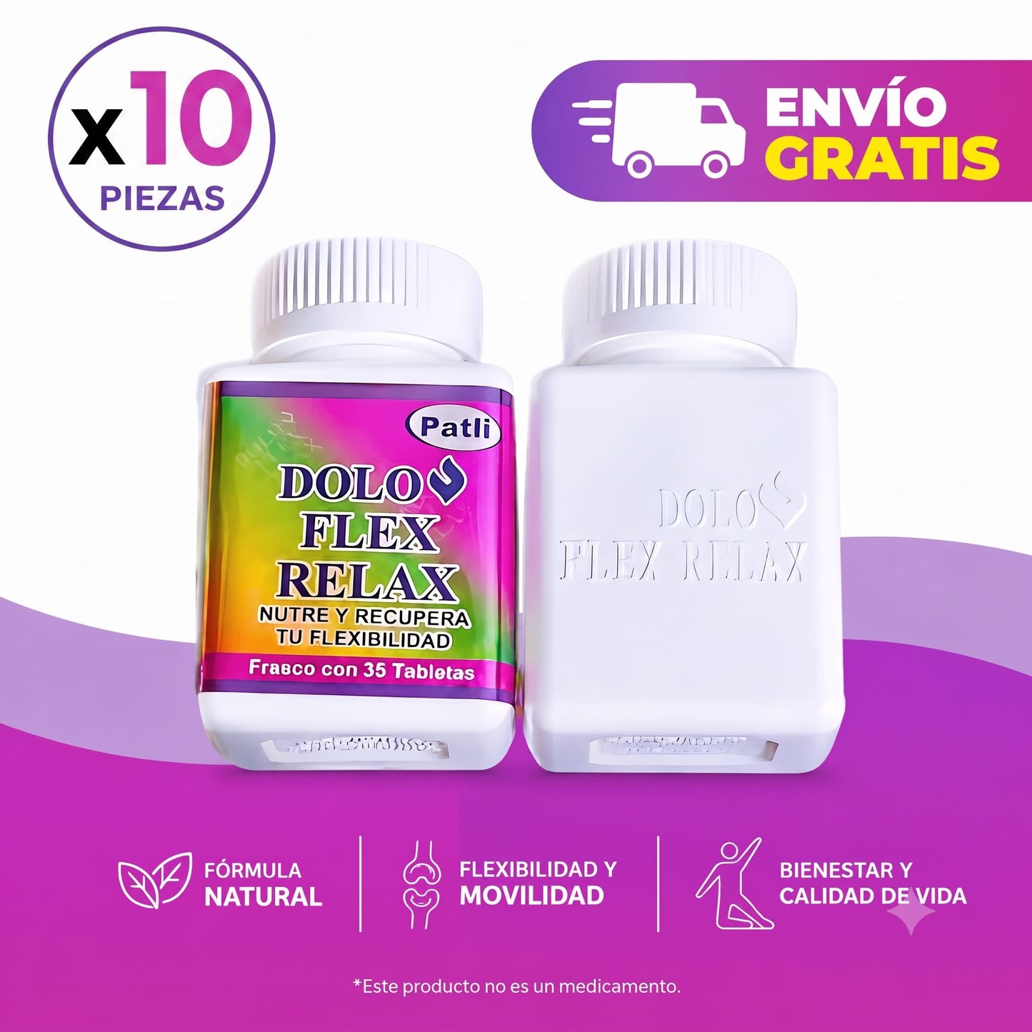 dolo flex relax - 10 piezas