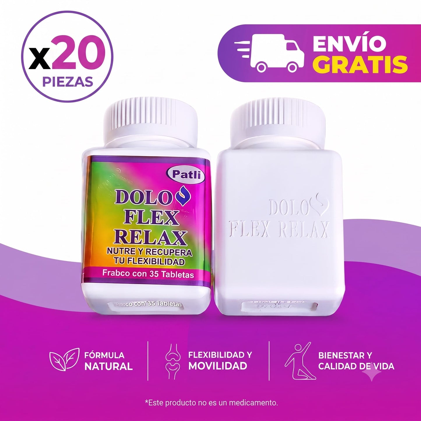 dolo flex relax - 20 piezas