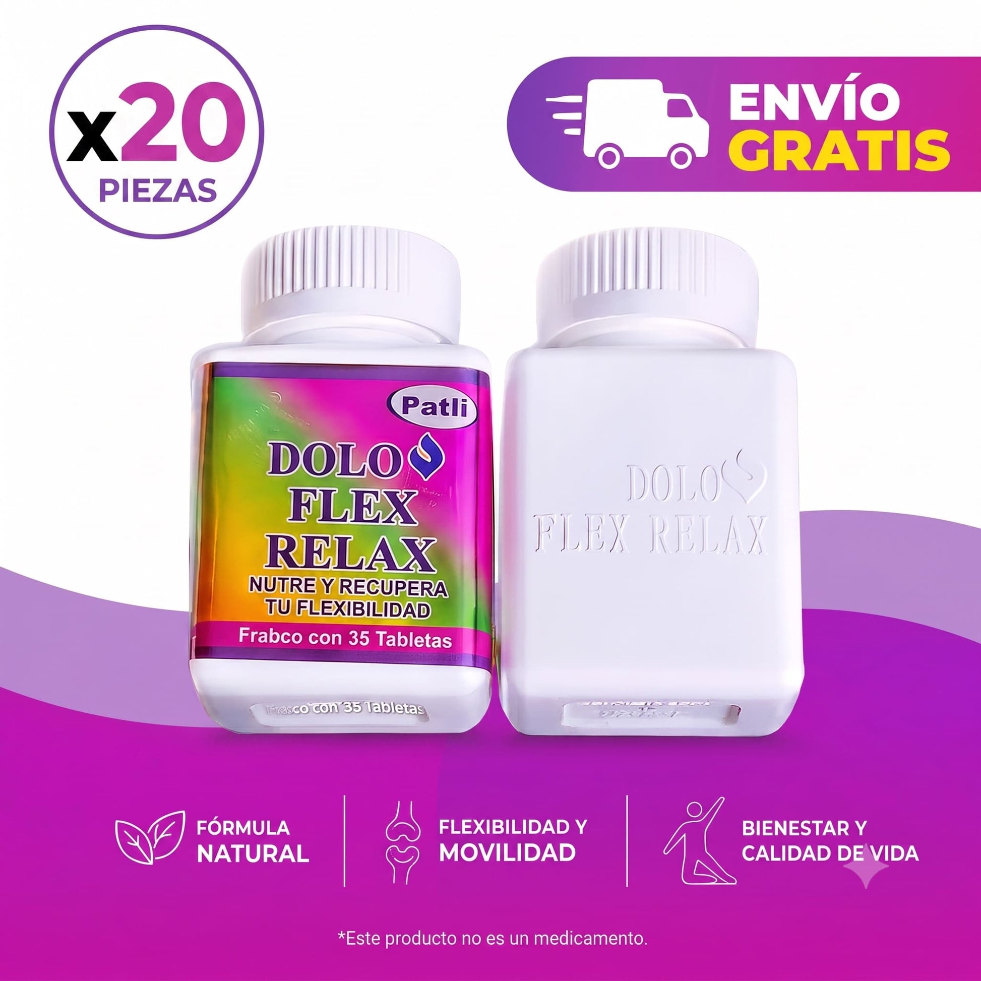 dolo flex relax  - 20 piezas